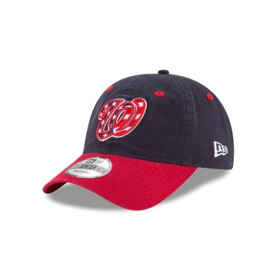 Washington Nationals Gorra | New Era MLB Core Fit Alt 4 49forty Fitted Cap Mexico - Azules